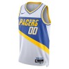 Män Indiana Pacers Tröja Skräddarsydda Nike 2025-26 City Edition Vit Swingman